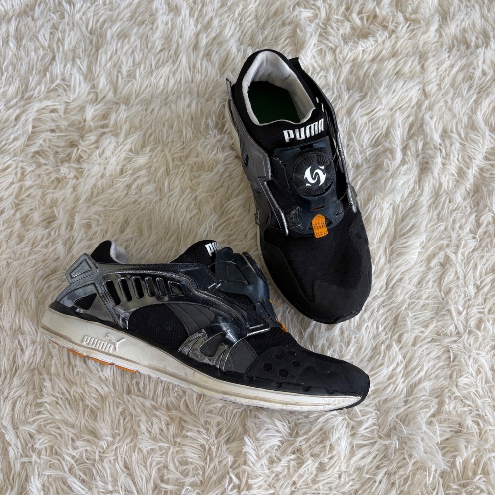 PUMA Disc Blaze Days‎ Sneakers Mens 10 Black Athletic Running Training Shoes